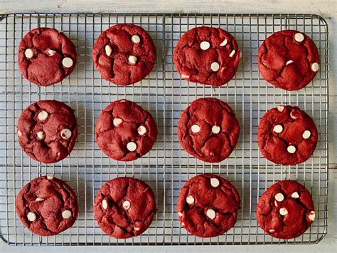 red-velvet-cake-mix-cookies-southern-living image