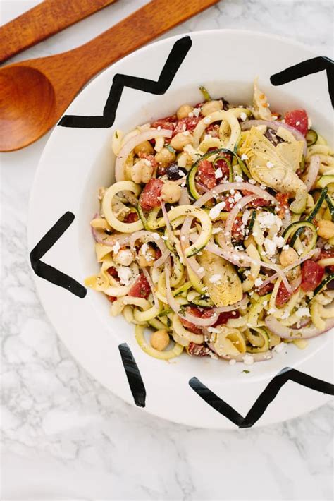 mediterranean-zucchini-pasta-salad-inspiralized image