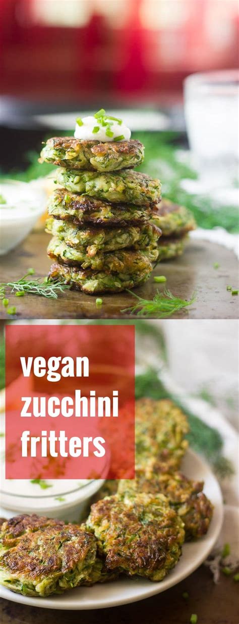 vegan-zucchini-fritters-with-garlic-dill image