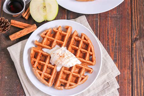 homemade-apple-cinnamon-waffles-from-scratch image
