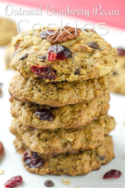 breakfast-oatmeal-cranberry-pecan-cookies image
