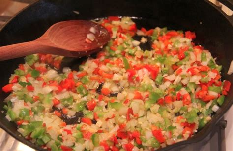 california-skillet-chicken-peppers-onion-and-rice image