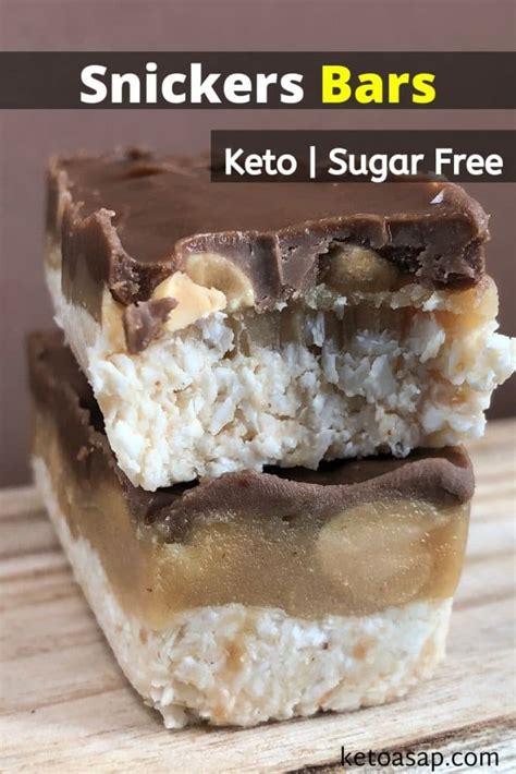 keto-no-bake-snickers-bars-low-carb-sugar-free image