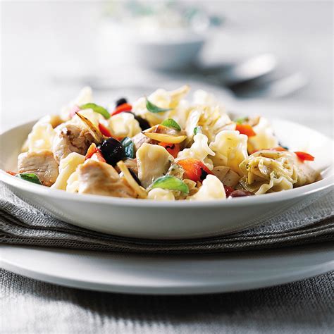mediterranean-chicken-and-pasta-recipe-eatingwell image