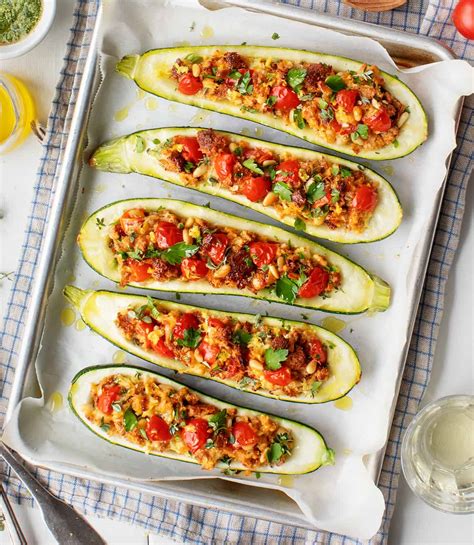 stuffed-zucchini-boats-recipe-love-and-lemons image