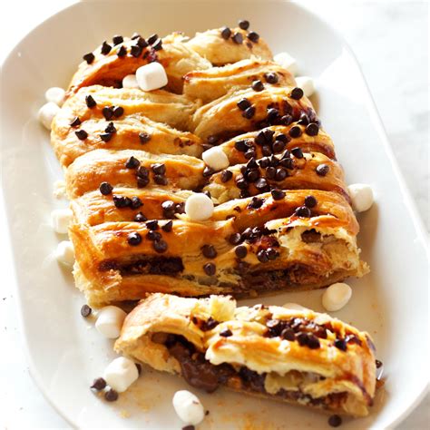 easy-peanut-butter-smores-strudel-pastry-the-busy image