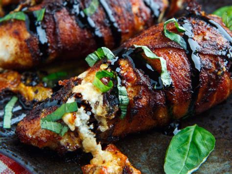 bacon-wrapped-roasted-red-pepper-and-goat-cheese image