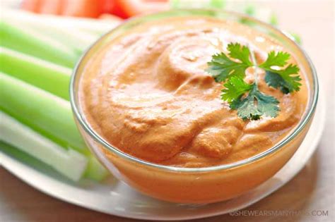 easy-roasted-red-pepper-dip-recipe-she-wears image
