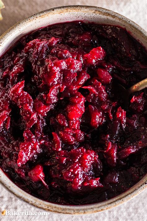 healthy-paleo-cranberry-sauce-bakerita image