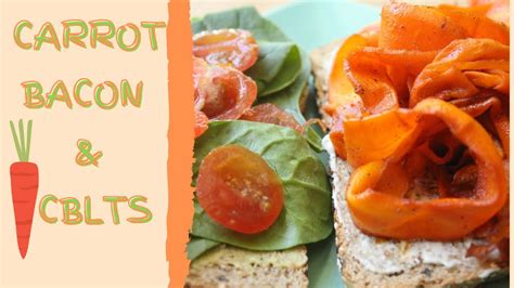 how-to-make-carrot-bacon-cblts-easy-vegan image