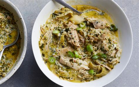 creamy-spinach-artichoke-chicken-stew-dining-and-cooking image