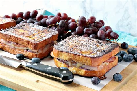 sweet-savory-blueberry-monte-cristo-french-toast image