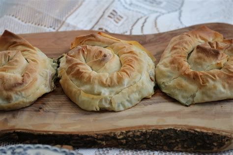 spinach-pie-phyllo-spirals-dimitras-dishes image
