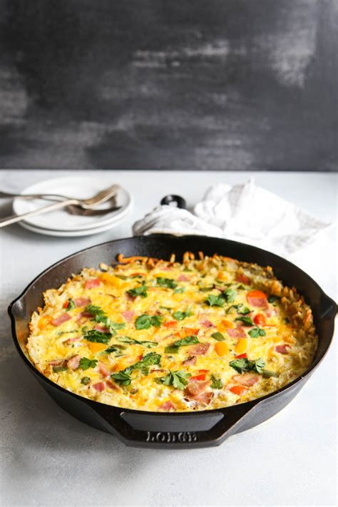 hash-brown-and-ham-frittata-completely-delicious image