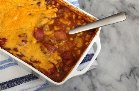 beans-and-hot-dog-casserole-recipe-the-spruce-eats image