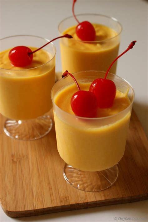 delicious-mango-mousse-recipe-chefdehomecom image