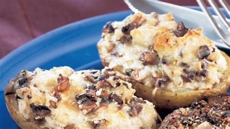 double-baked-potatoes-with-mushrooms-and-cheese image