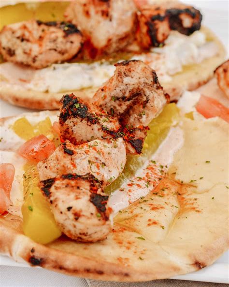 mediterranean-chicken-wrap-with-yogurt-marinade image