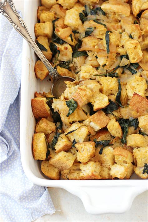 caramelized-onion-and-spinach-stuffing-cook-nourish image