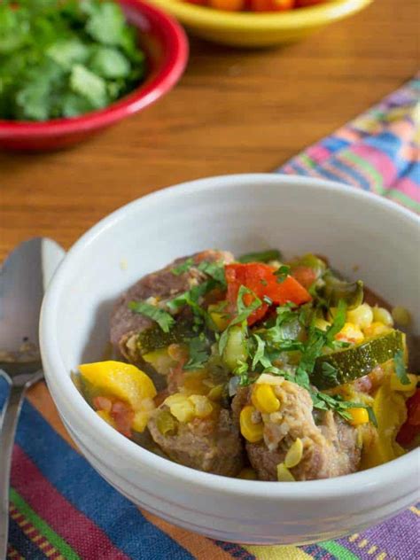 pressure-cooker-mexican-pork-stew-with-summer image