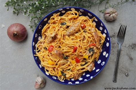 grilled-chicken-spaghetti-comfort-in-a-bowl-peckish image
