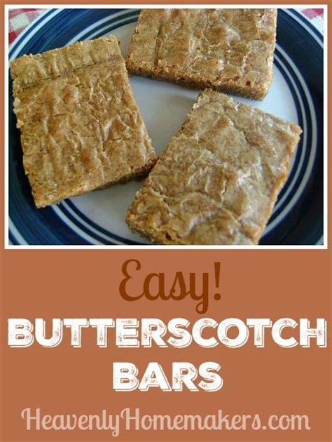high-five-recipes-easy-butterscotch-bars-heavenly image