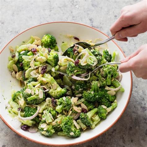 broccoli-salad-with-almonds-and-cranberries-americas image