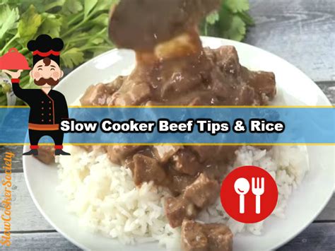 slow-cooker-beef-tips-rice image