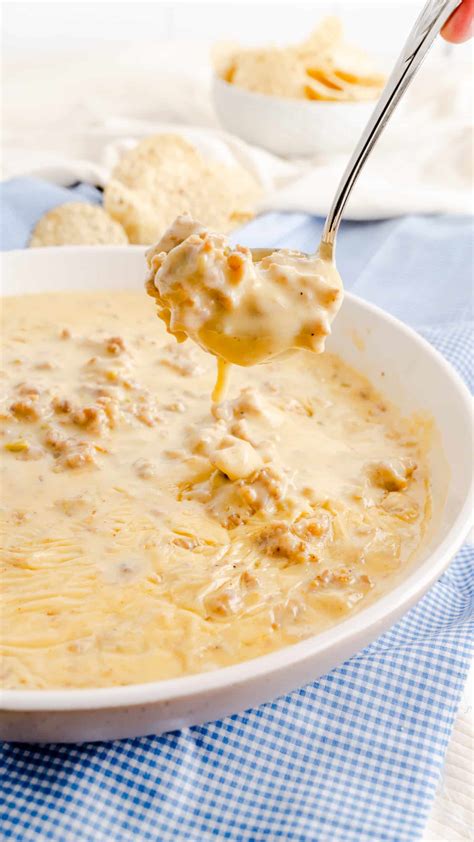 quick-easy-instant-pot-white-queso-sausage-dip image