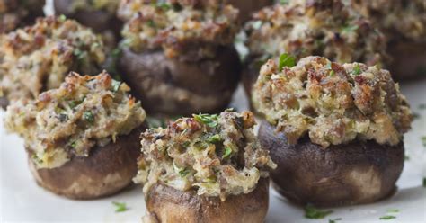 sausage-stuffed-mushrooms-recipes-barefoot-contessa image