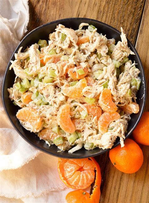 mandarin-orange-chicken-salad-recipe-wonkywonderful image