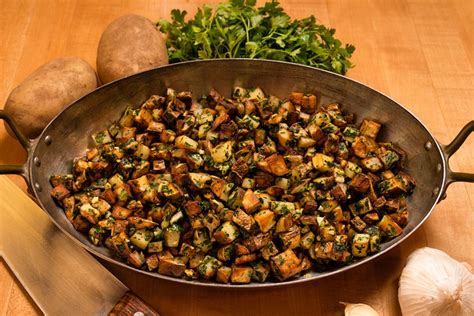 sauted-potatoes-with-parsley-garlic-food-over-50 image