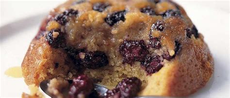 steamed-blackberry-puddings-olive-magazine image