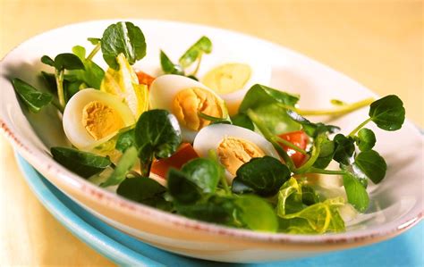 watercress-salad-with-quail-eggs-recipe-eat-smarter image