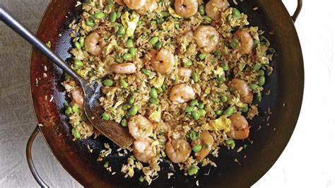 shrimp-and-edamame-fried-rice-recipe-finecooking image