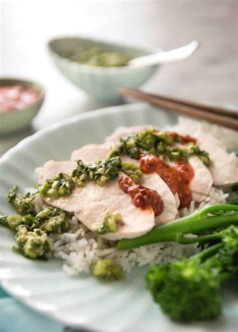 foolproof-poached-chicken-breast-with-ginger-shallot image