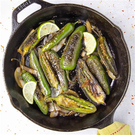 chiles-toreados-recipe-mexican-blistered-peppers image
