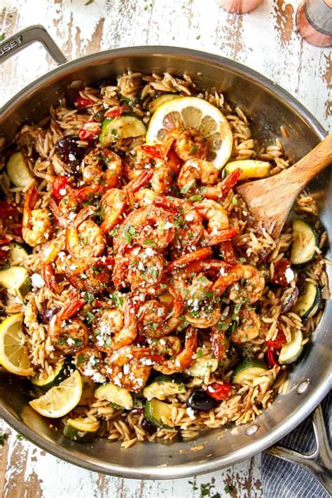 lemon-garlic-shrimp-with-greek-orzo-carlsbad-cravings image