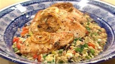 greek-chicken-or-shrimp-with-everything-orzo image