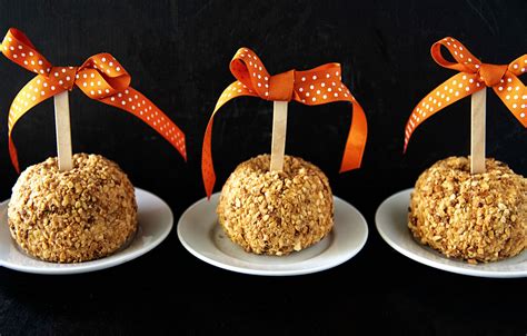 caramel-apple-cheesecake-cheeseballs-sweet-recipeas image