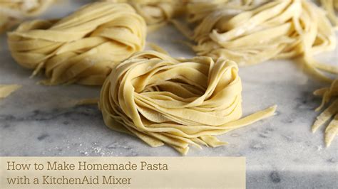 how-to-make-homemade-pasta-with-kitchenaid-mixer image