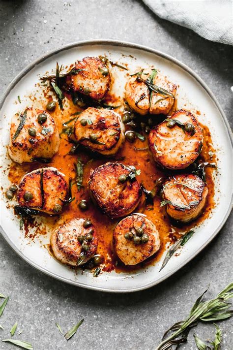 brown-butter-scallops-with-tarragon-5-ingredients image