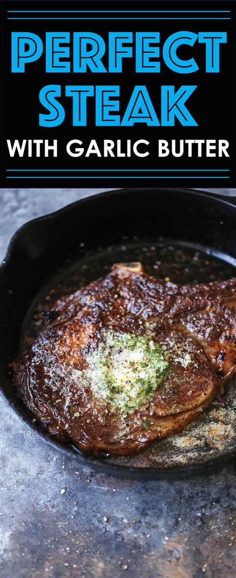 the-perfect-steak-with-garlic-butter-damn-delicious image