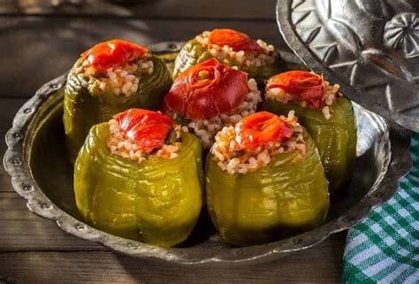 spicy-rice-stuffed-bell-peppers-vegan-ovenspot image
