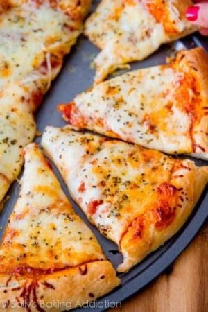 extra-cheese-pizza-recipe-sallys-baking-addiction image