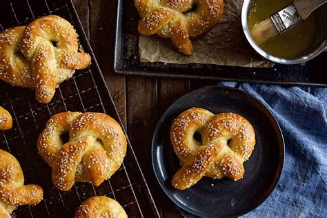 hot-buttered-soft-pretzels-recipe-king-arthur-baking image