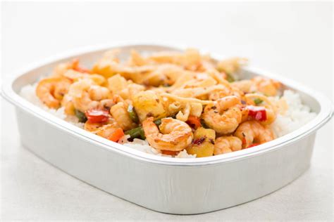 hawaiian-sweet-and-sour-shrimp-with-rice-and-crispy image