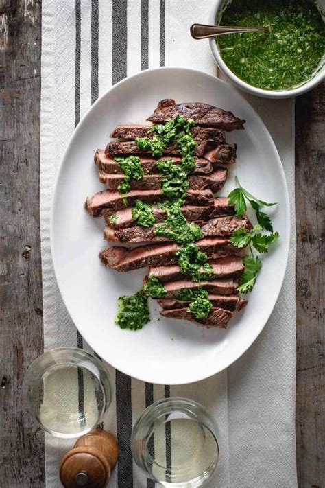 grilled-sirloin-steak-with-chimichurri-healthy-seasonal image