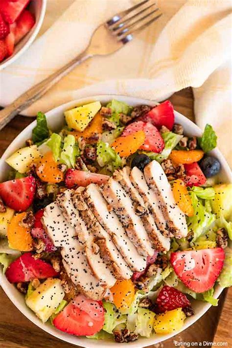 copycat-panera-strawberry-poppyseed-salad-eating image