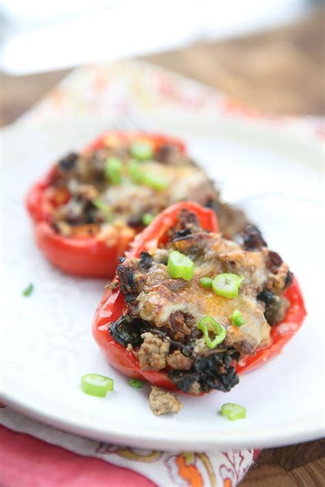 beef-and-spinach-stuffed-peppers-aggies-kitchen image
